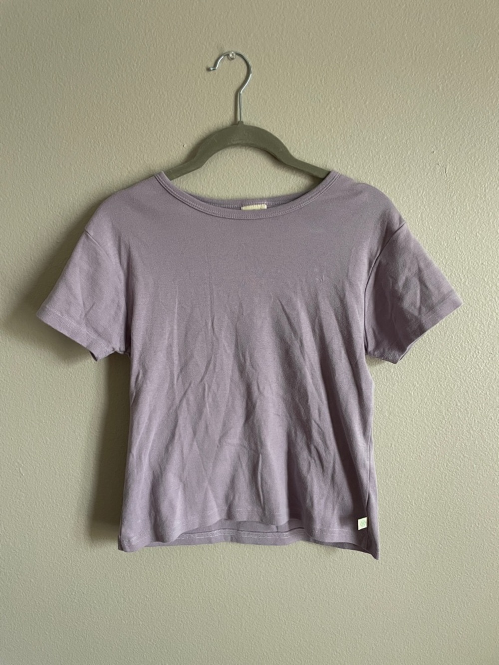 GAIAM Lilac Short Sleeve Crewneck Tee